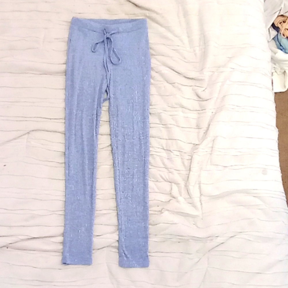 Light blue lounge pants